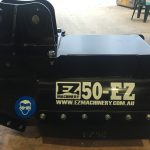 Front view of an EZ flail mulcher | EZ Machinery