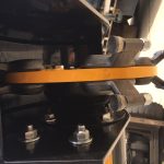 close up of stump grinder | EZ Machinery
