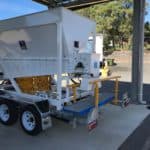 white bagging machine