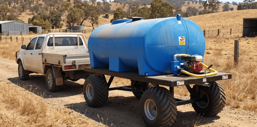 bushfire fire fighting trailer